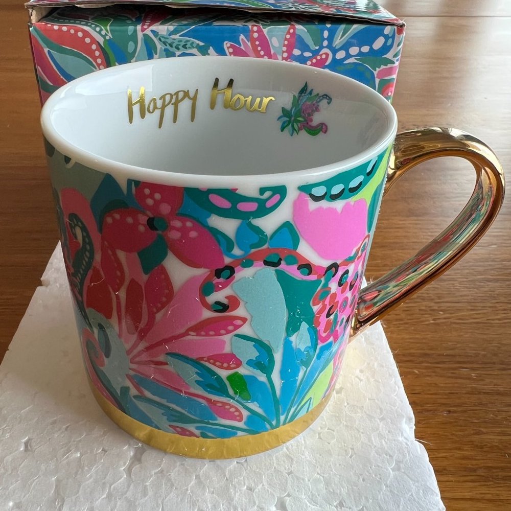 New Lilly Pulitzer Golden Hour Mug
